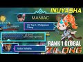 MANIAC!!! | Valir like me so much | Top 1 Global Zilong "Inuyasha". Mobile Legends: Bang Bang