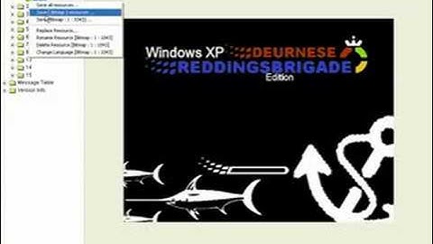 Resource hacker: Veranderen van het Windows boot screen/logo