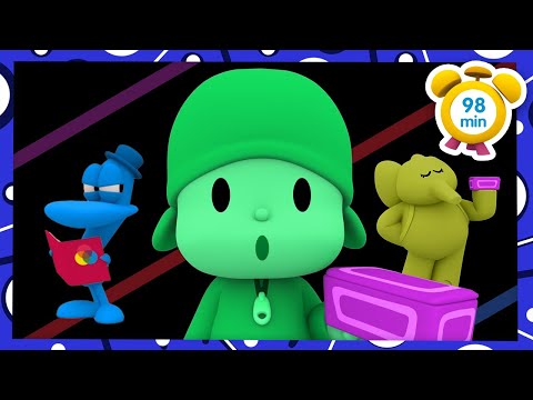 🎨 POCOYO in ENGLISH - Learn colors [ 98 minutes ] | Full Episodes | VIDEOS and CARTOONS for KIDS