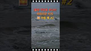 【힐링 작업용 BGM】 하와이안 비치  🌙🌊✨ 밤의 해변 #1 2  #relaxationmusic #music #musicaparaler