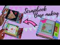 Handmade scrapbook base making  how to make scrapbook base  aadhis crafts