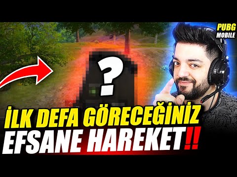 İLK DEFA GÖREBİLECEĞİNİZ EFSANE HAREKETİ YAPTIM – PUBG Mobile