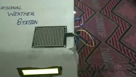 PERSONAL WEATHER STATION full description | ECE ARDUINO BASED MAJOR PROJECT