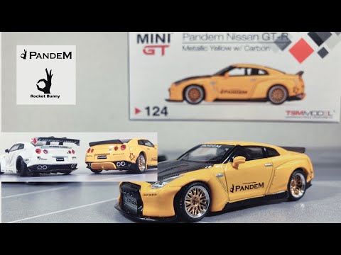 MINI-GT】1/64 Pandem Nissan GT-R R35 ダックテイル メタリック