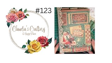 Creating a Beautiful Christmas File Folder Album Part #2
