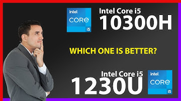INTEL Core i5 10300H vs INTEL Core i5 1230U Technical Comparison