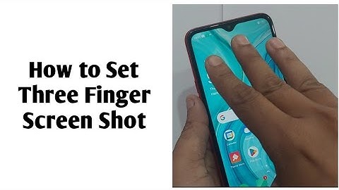 How to Set Three Finger Screen Shot in Oppo A1K | Unlock Point.