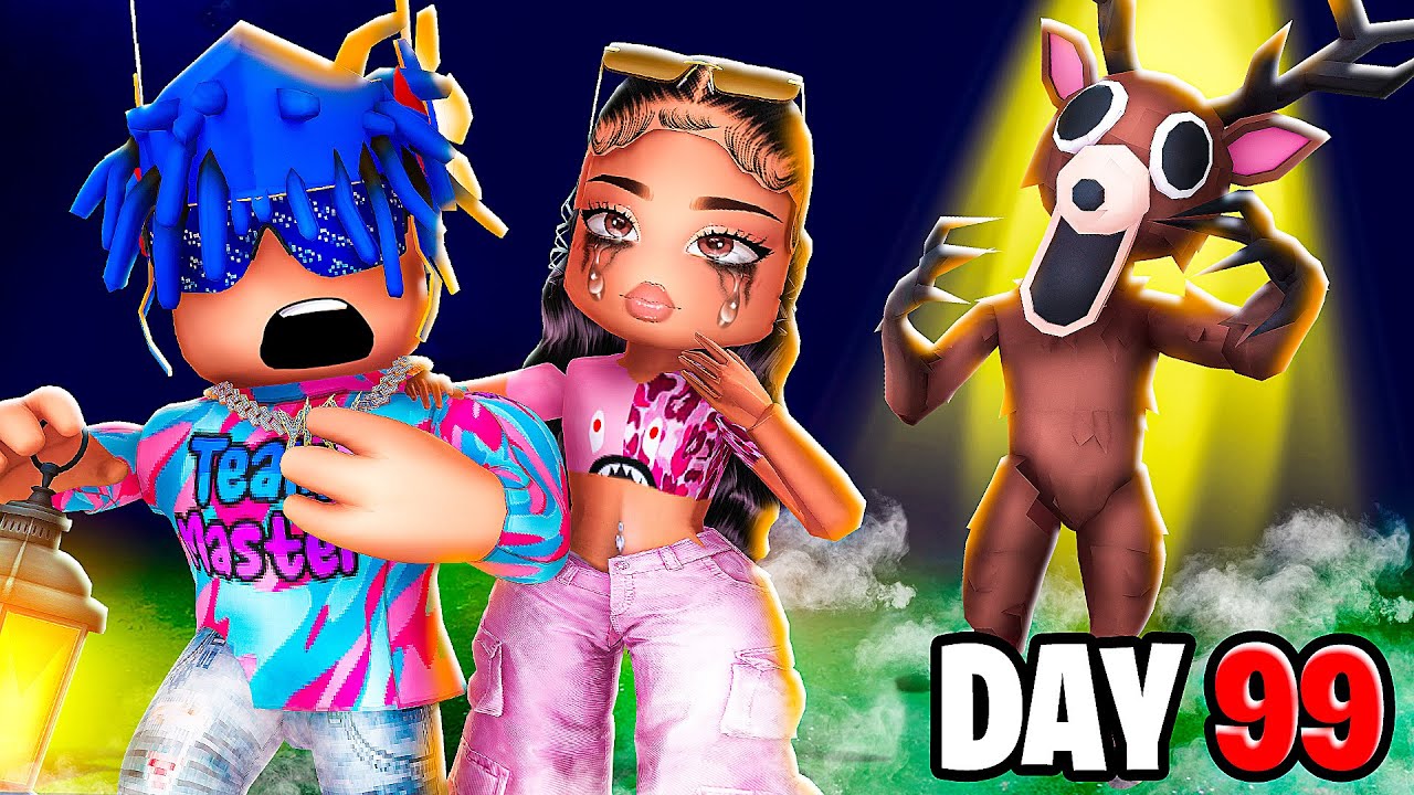 Surviving 99 NIGHTS In The Forest With OP WEAPONS.. (Roblox)