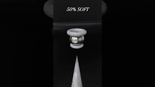 0% Vs 100% Torus Vs Ball Soft Body 3D Simulation