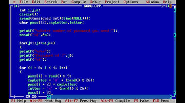 Password Generator c program