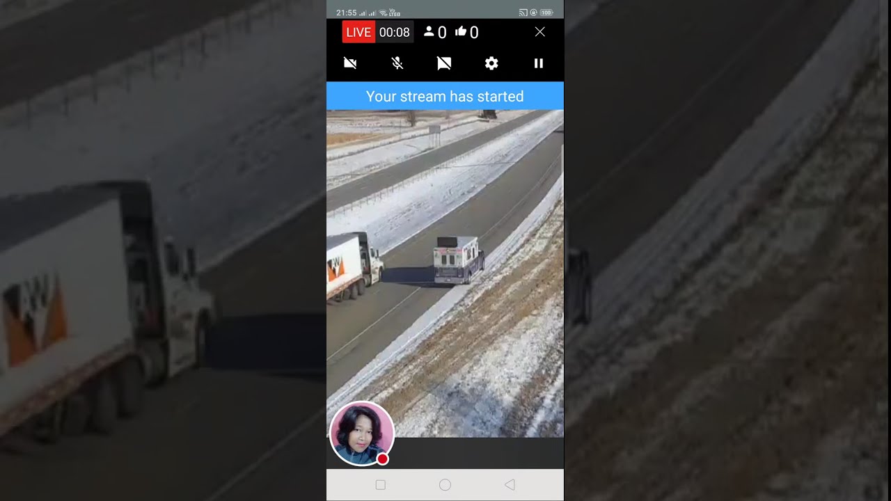 salju sepanjang jalan. #virtualtrip 