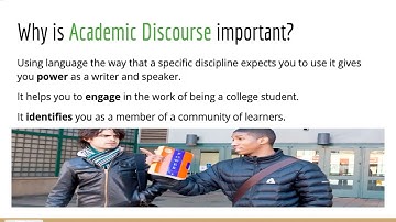 What is Academic Discourse?