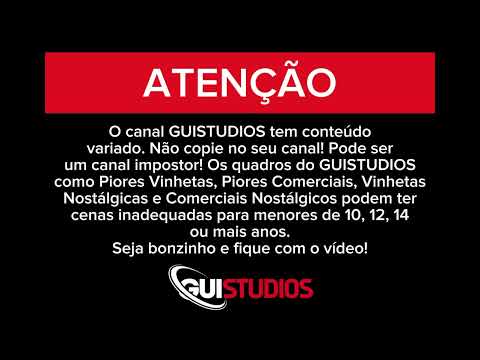 Tela de aviso do canal GUISTUDIOS