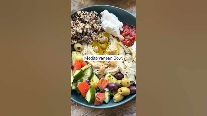 Mediterranean Bowls | Mediterranean Diet Recipes! #mediterraneandiet
