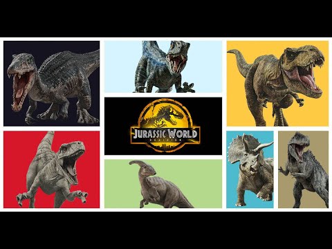 Download Todos Los Dinosaurios De Jurassic World Dominion (Power Point/ 2022) por Rexy.Montero