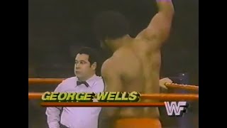 Play video: George Wells in action   Championship Wrestling Jan 26th, 1985