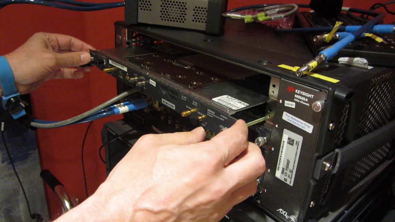 M9615a Rear Panel How to remove and install a module into M9505 or M9502 Chassis /M8062 ...