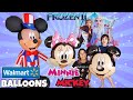 Walmart Balloon Shopping Mickey & Minnie Mouse | Elsa Anna Frozen 2 Balloons Helium Inflated