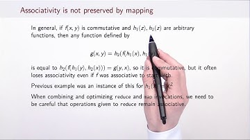 Associativity I - Parallel programming