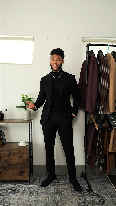 5 Ways To Style A Black Suit