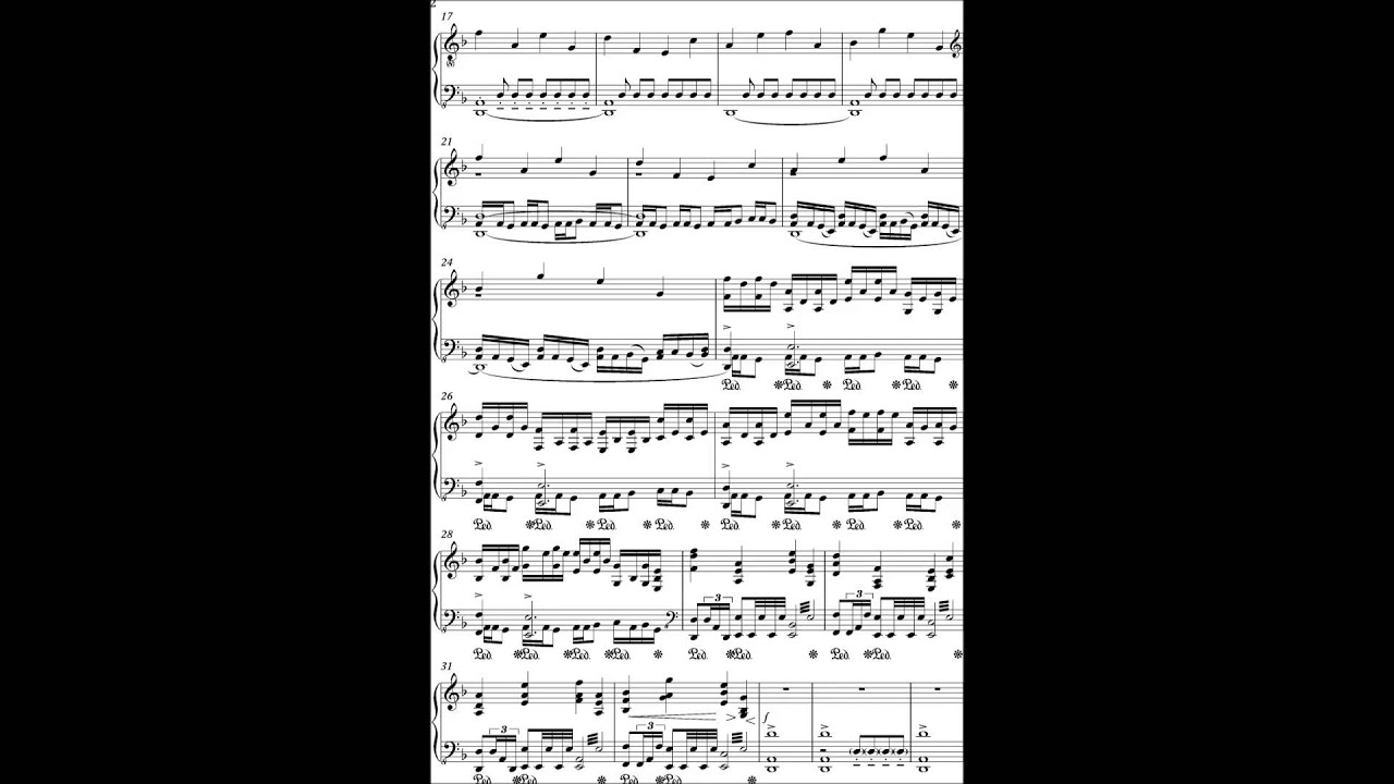 naruto shippuuden kouchaku stalemate piano arrangement with sheet naruto sheet music
