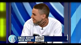 Kerser - Studio 10 - Official First TV Interview - The Stitch UP!!!