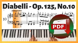 Diabelli - Op. 125, No. 10 
