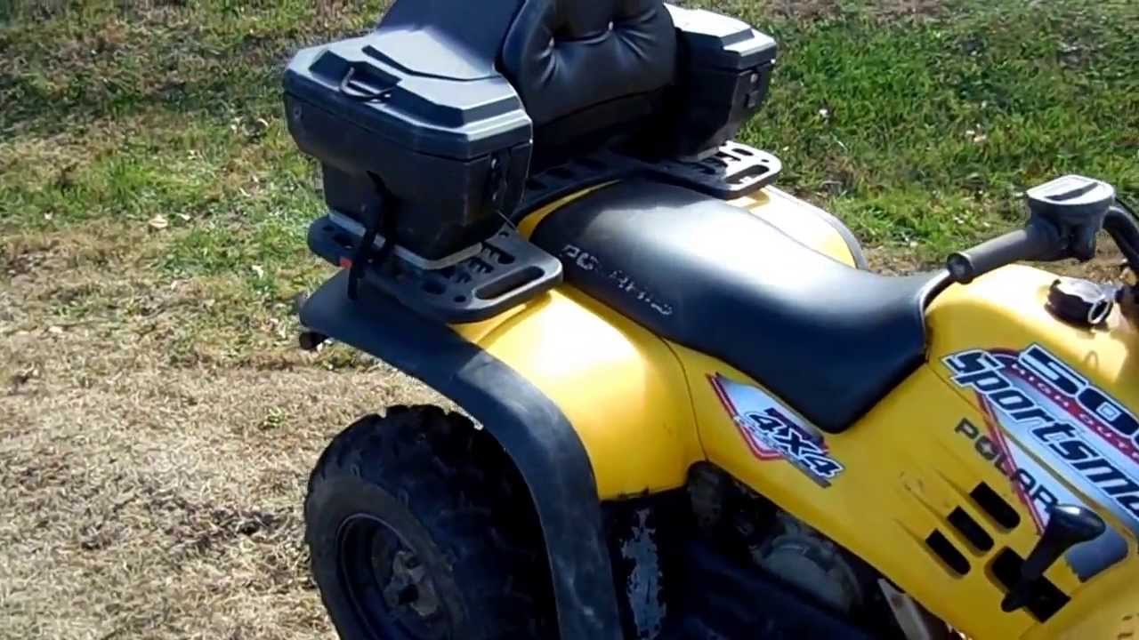 Sold 03 Polaris 500 Ho Sportmen 4x4 Atv Youtube