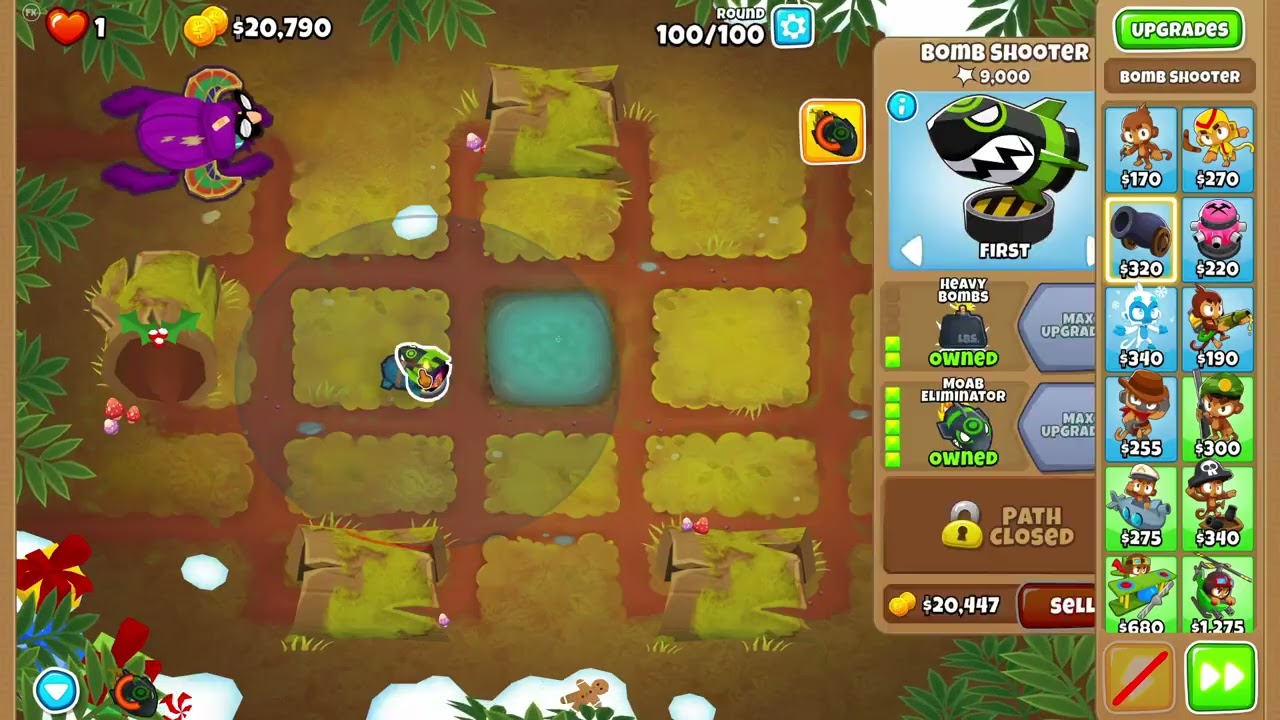 Btd6 advanced challenge 27-12-2025 - Ninjanovice766's challenge