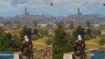 The Witcher 3 - PS4 vs PC - Graphics Comparison [Screenshot Comparison]