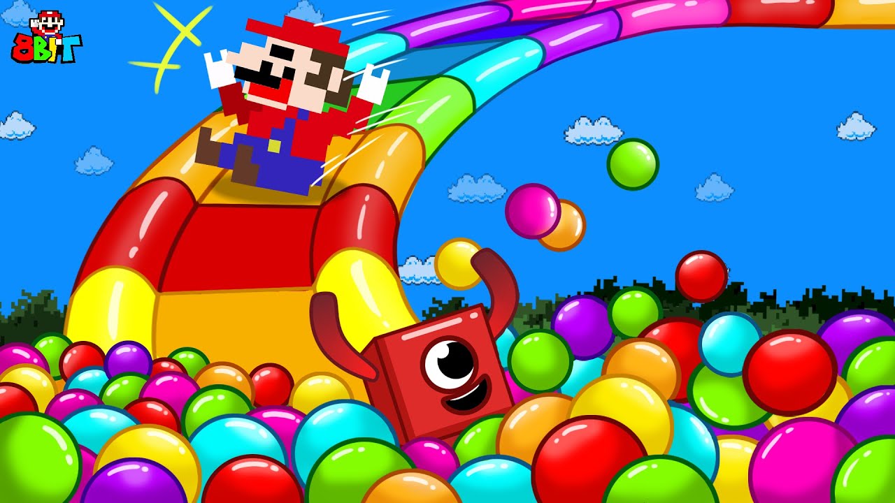 Number 10 x Mario vs the Giant Biggest Maze Mayhem | Block 1.000.000.000