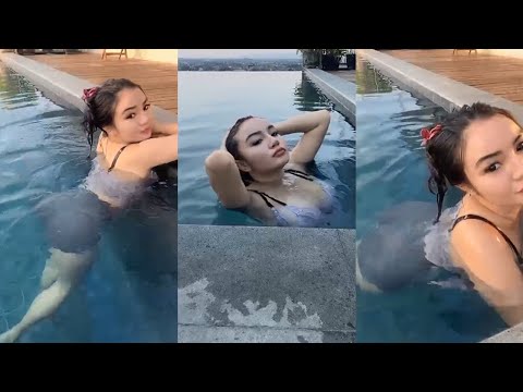 Bigo Monica solo di kolam renang | part 1