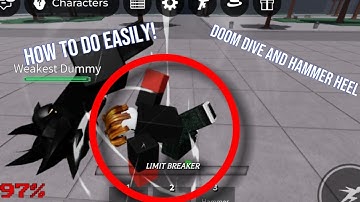 How to do doom dive and hammer heel Varient easily! | The strongest battlegrounds #tsb #tsbg