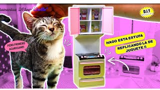 RETO►:Como hice ESTUFA Miniatura para Barbie copiando una de JUGUETE!! 🐾😸🙌