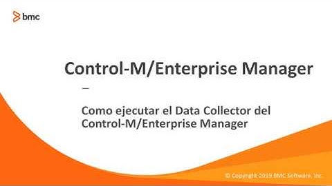 How to run the Enterprise Manager Data Collector - Spanish
