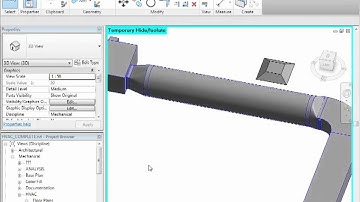 Revit MEP 2012 Tutorial - HVAC: Modifying Ducts