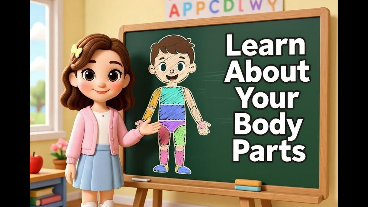 Learn Body Parts for Kids | Preschool Learning Video 