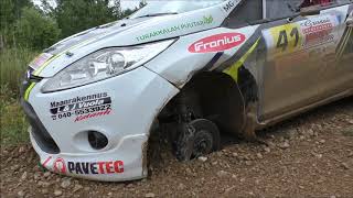 Viru Ralli 2020 incl. city stage crash