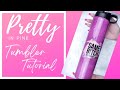 Pretty in Pink Summer Hydro Tumbler Tutorial