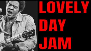 Video thumbnail of "Lovely Day Jam Bill Withers Style Guitar Backing Track (E Minor)"