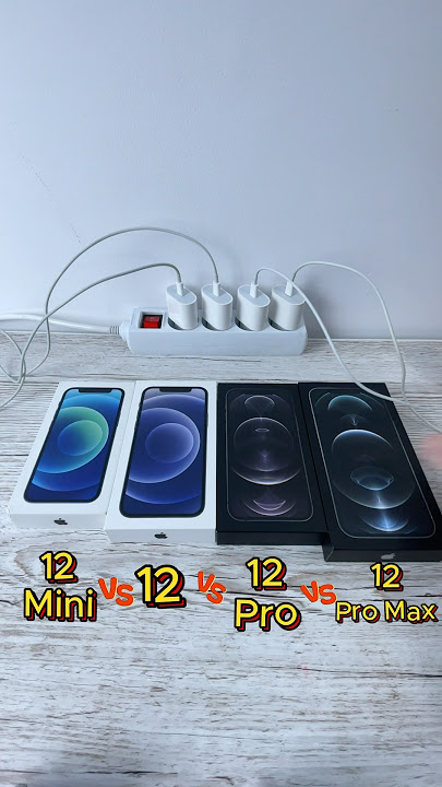 iPhone 12 Mini VS 12 VS 12 Pro VS 12 Pro Max Power On Boot Speed Test Comparision