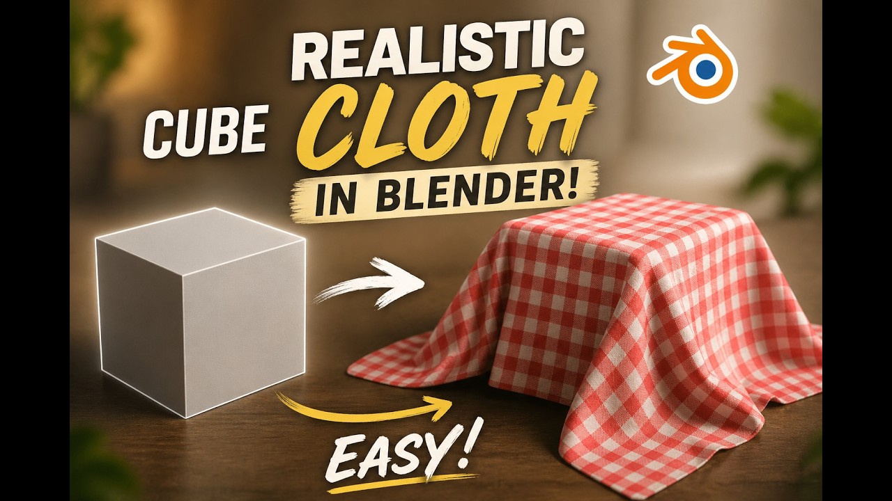 Cloth Simulation in Blender in 60 Seconds! - YouTube
