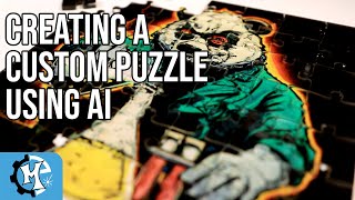 Creating a Laser Cut Custom Puzzle Using AI