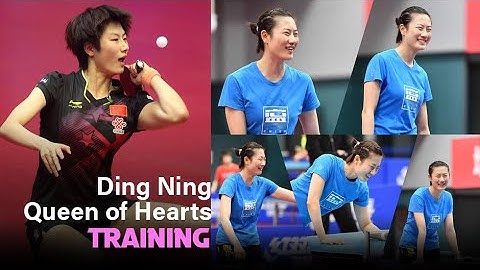 Ding Ning "Queen of Heart" Training #tabletennis #pingpong #tenismeja #tenisdemesa