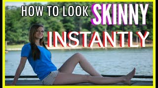 How to look SKINNY when you&#39;re fat! In UNDER 5 Minutes!