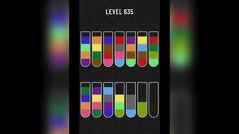 Water sort puzzle level 835