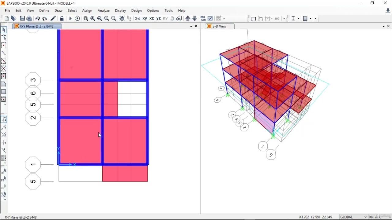 MODELLING OF SHEAR WALL IN SAP2000 PART 4 YouTube