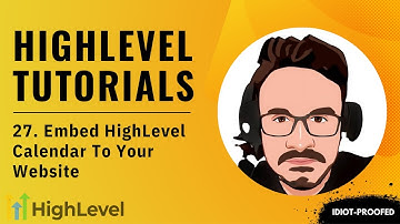 GoHighLevel Tutorial For Beginners - 27. The Proper Way To Embed HighLevel Calendar To Your Website