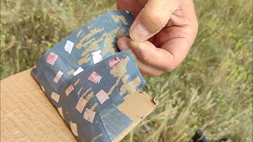 Tarsacci MDT 8000 vs aluminum foil and coin  - детекция на цветен сигнал под алуминиево фолио