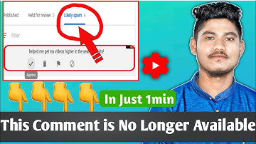 This Comments is No Longer Available Fix Problem ||  YouTube Video Comments Trouble Slove